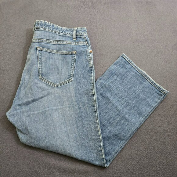 VTG Gap Women 18A High Rise Boot Cut Jeans Light Wash Denim - Picture 2 of 11